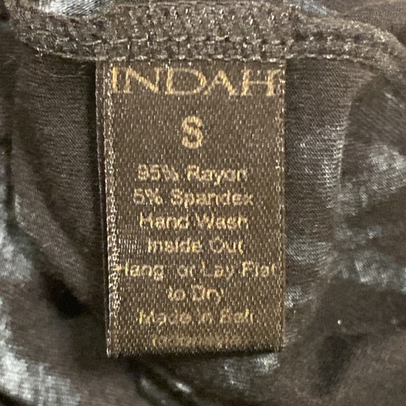 Indah Hera Back Cut Out Romper in Antik Black Size S - Picture 9 of 9